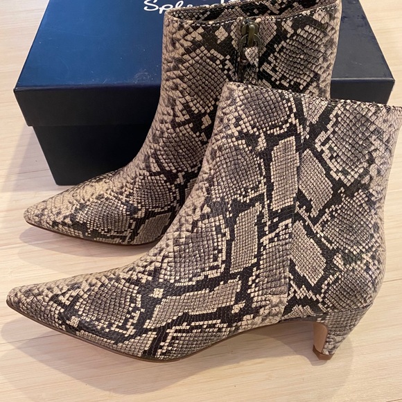 Splendid Nettie Leather Snake Bootie - Picture 2 of 8